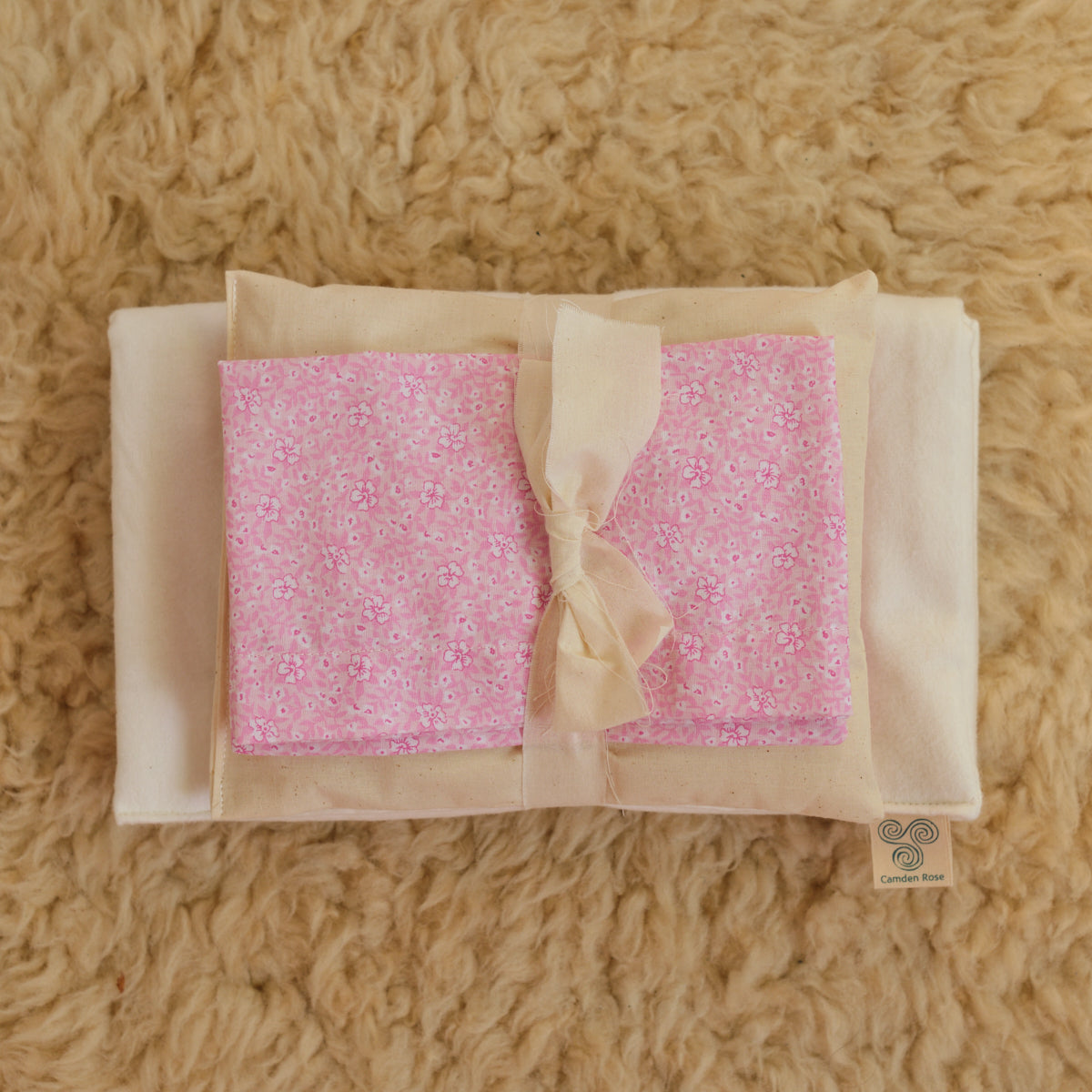 Doll Bedding Set - Mattress, Sheet and Pillow - Fits our Doll Bed or Doll Cradle