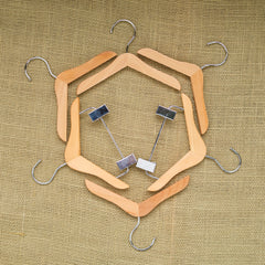 Wooden Doll Clothes Hangers - Set of 6 or 8