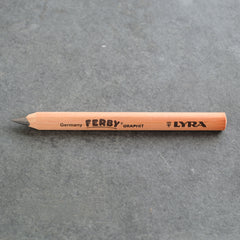 Lyra Ferby Graphite Pencils - Unlacquered Triangular Grip - 2 Size Options