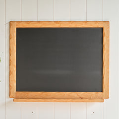 Chalkboards with Wooden Sculpted Frame - Cherry Wood with Pressboard or Porcelain - 18" x 24" or 24" x 36" Board