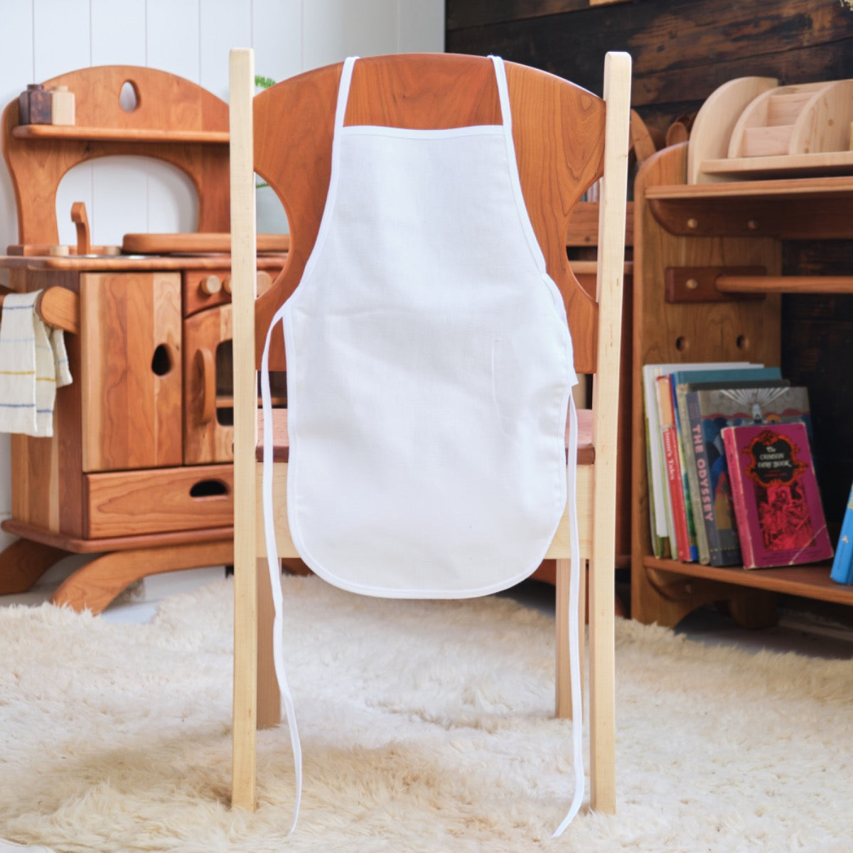 Canvas Apron - Natural or White - 3-6 years
