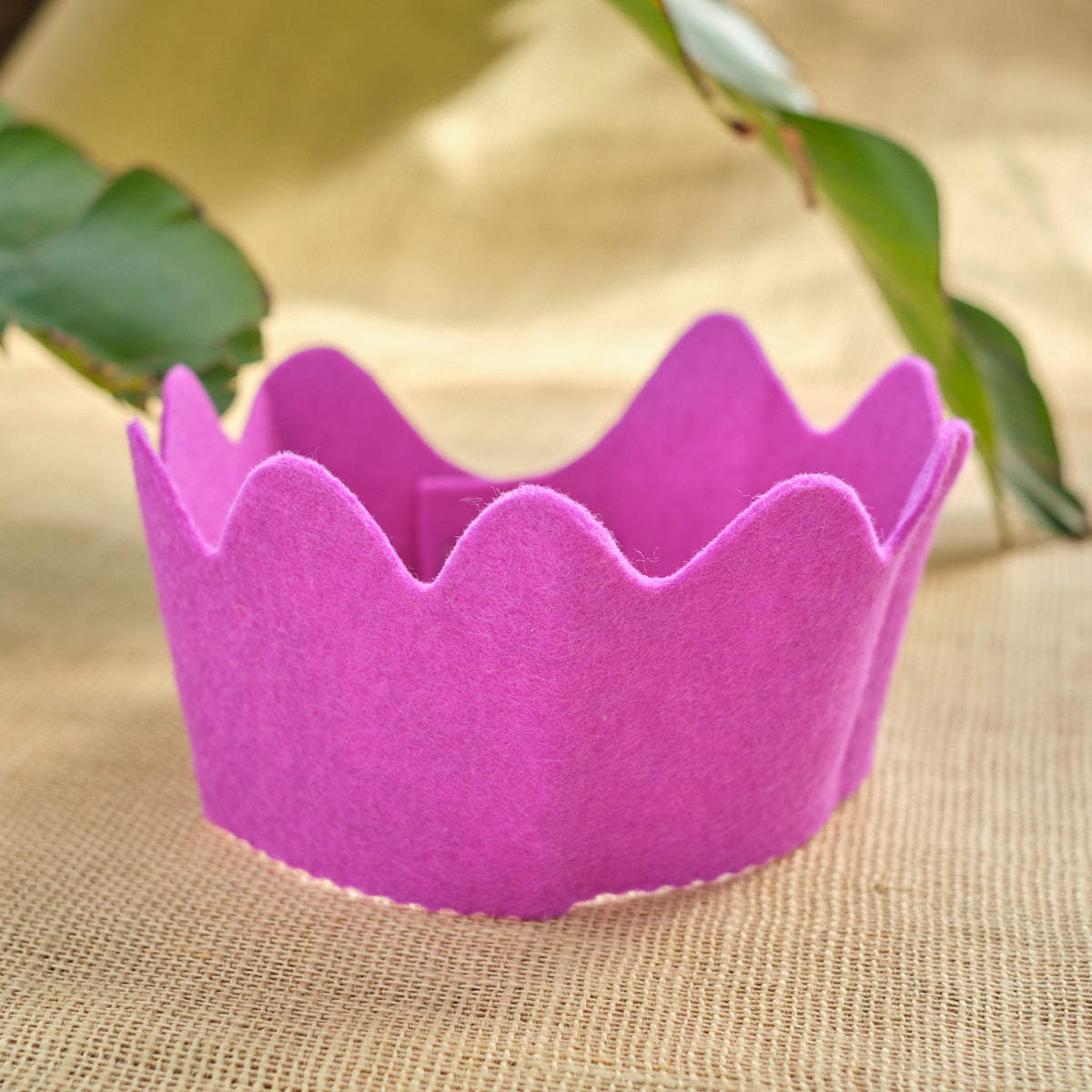 Children's Wool Felt Birthday/Dress Up Crown - 3 Colors - Select Individually