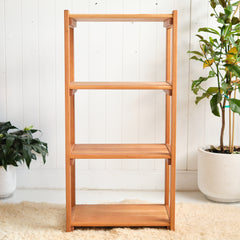 Open Shelving - Cherry Wood - 4 Shelves
