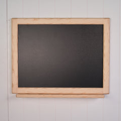 Chalkboards with Wooden Sculpted Frame - Maple Wood with Pressboard or Porcelain - 18" x 24" or 24" x 36" Board