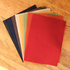 Wool Felt Sheets - 8.5" x 12" - Bundle of 8 - Special Packs